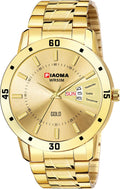 Piaoma 24K gold plated watch 24K gold plated Day and Date luxury watch Analog Watch  - For Men