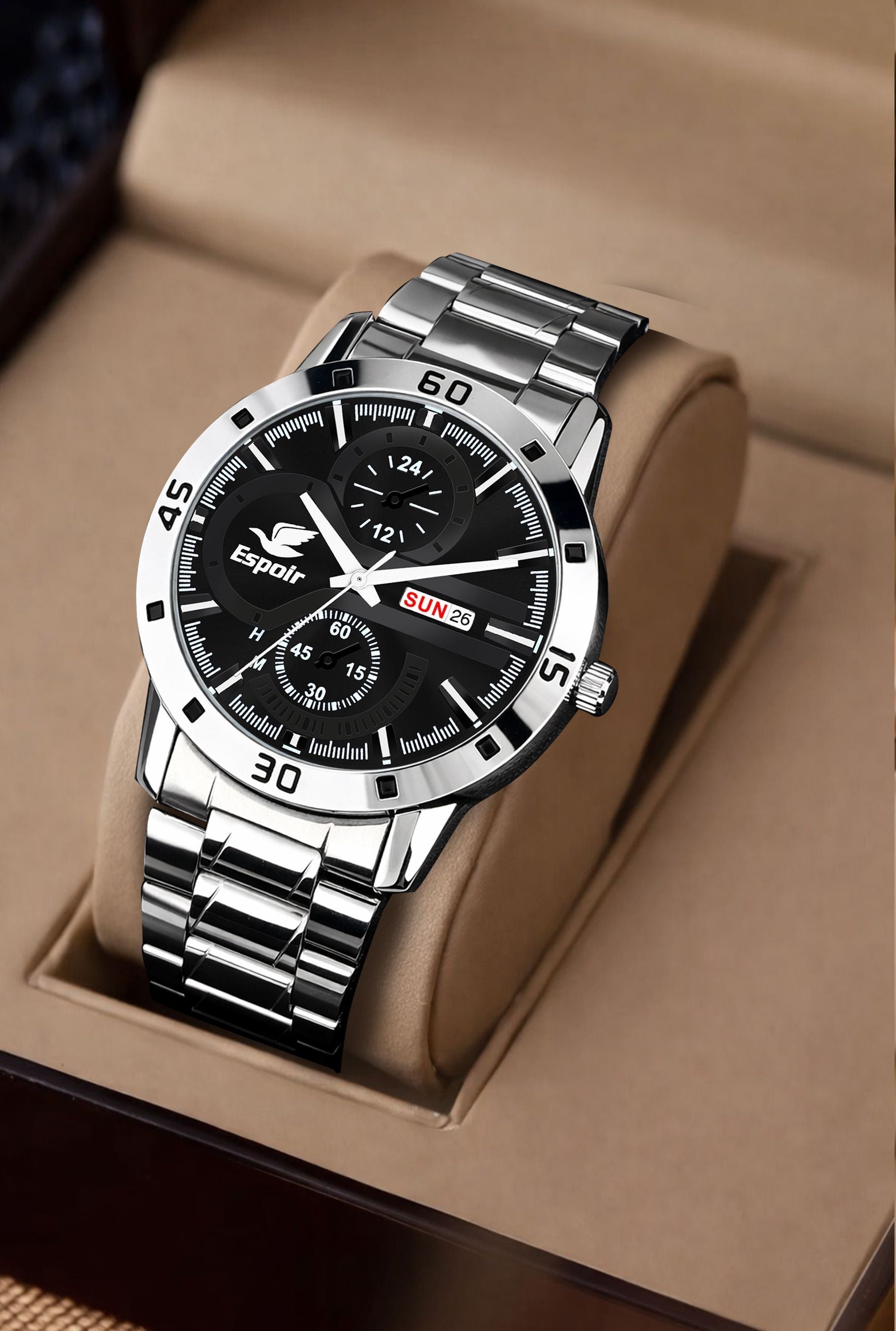 Espoir Chakra0507 Chakra0507 Watch Strap Day And Date Functioning High Quality Analog Watch  - For Men