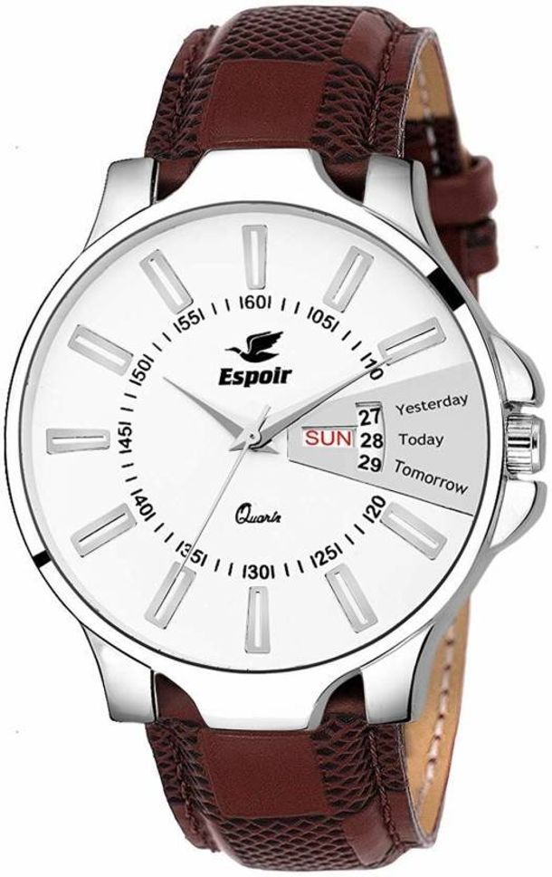 Espoir Stylish Day And Date Functioning High Quality Analog Watch  - For Men