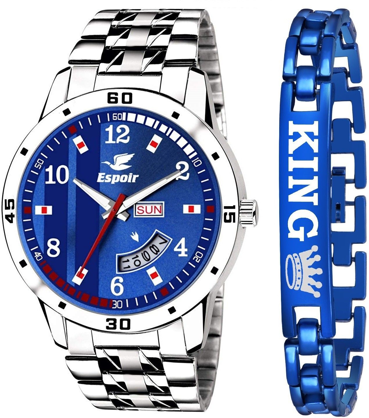 Espoir SMBROCK0507 Day And Date Functioning High Quality Analog Watch  - For Men