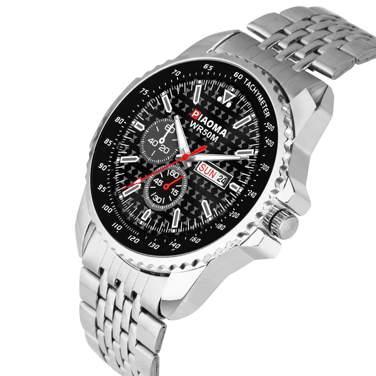Piaoma Fresh Tachymeter Ring COllection Analog Watch  - For Men