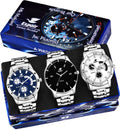 Espoir Combo ES109 Espoir Bahu Chronograph Pattern Combo of 3 es Analog Watch  - For Men