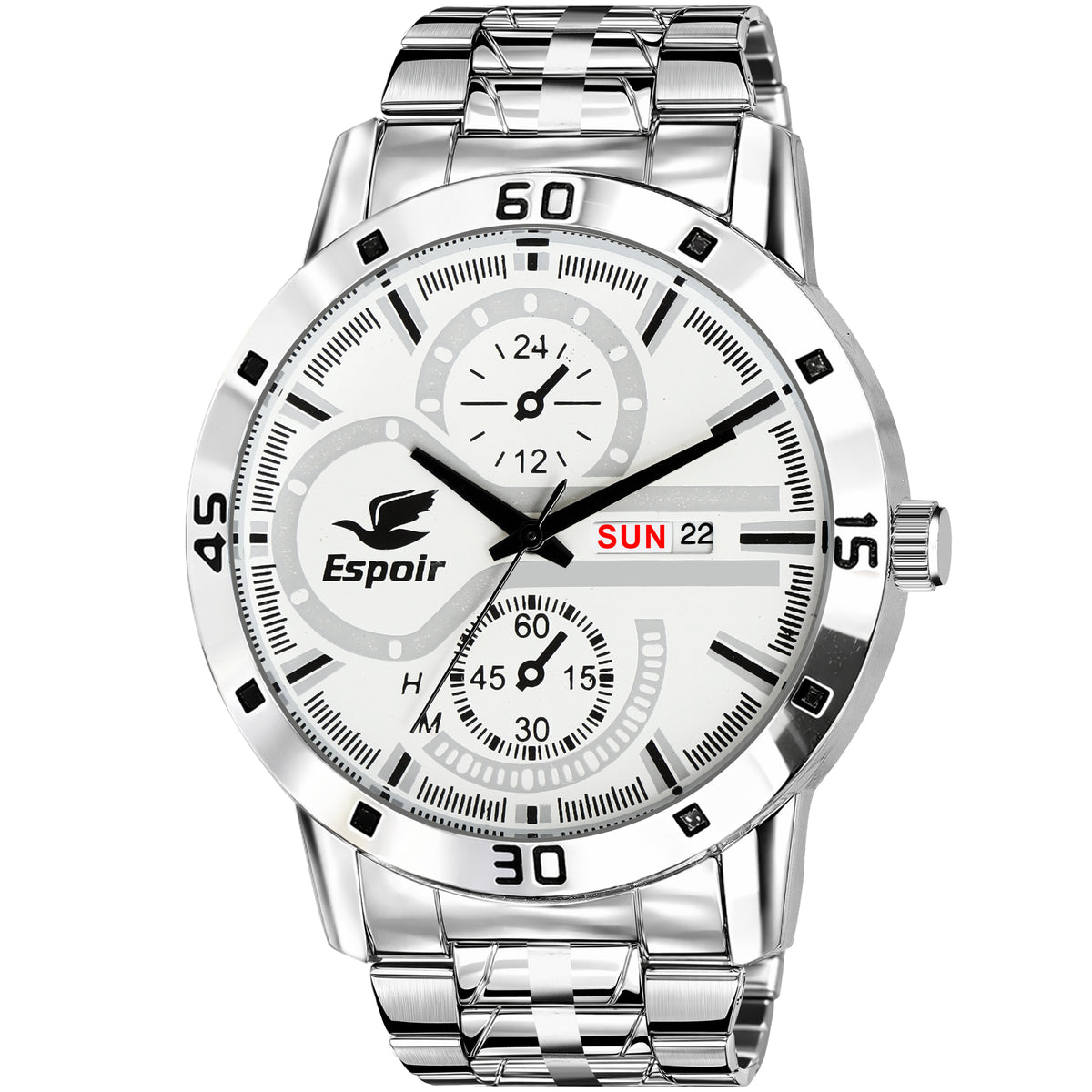 Espoir Chakra0507 Watch Strap Day And Date Functioning High Quality Analog Watch  - For Men