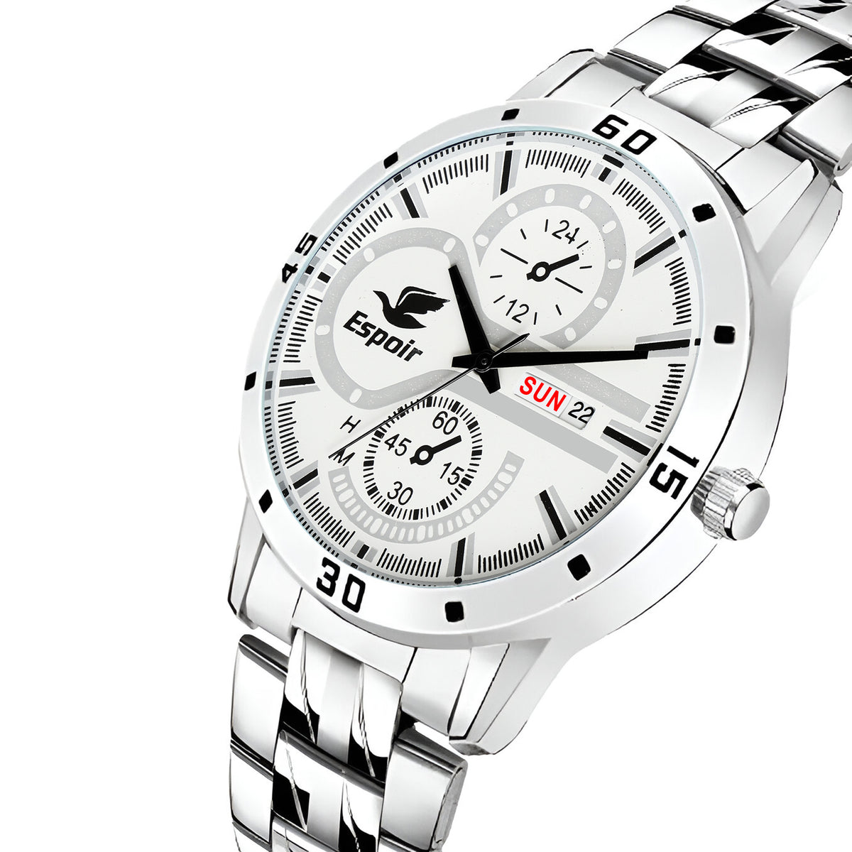 Espoir Chakra0507 Watch Strap Day And Date Functioning High Quality Analog Watch  - For Men