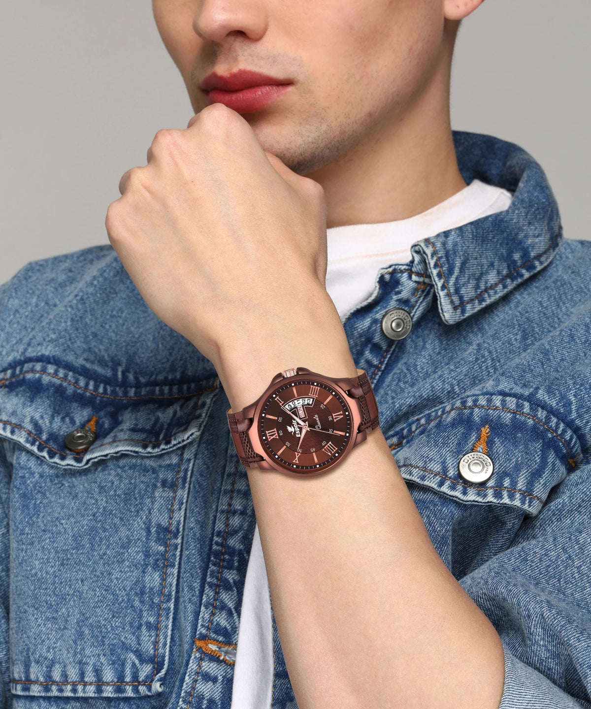 Espoir Anthony New Day And Date Functioning High Quality Analog Watch  - For Men