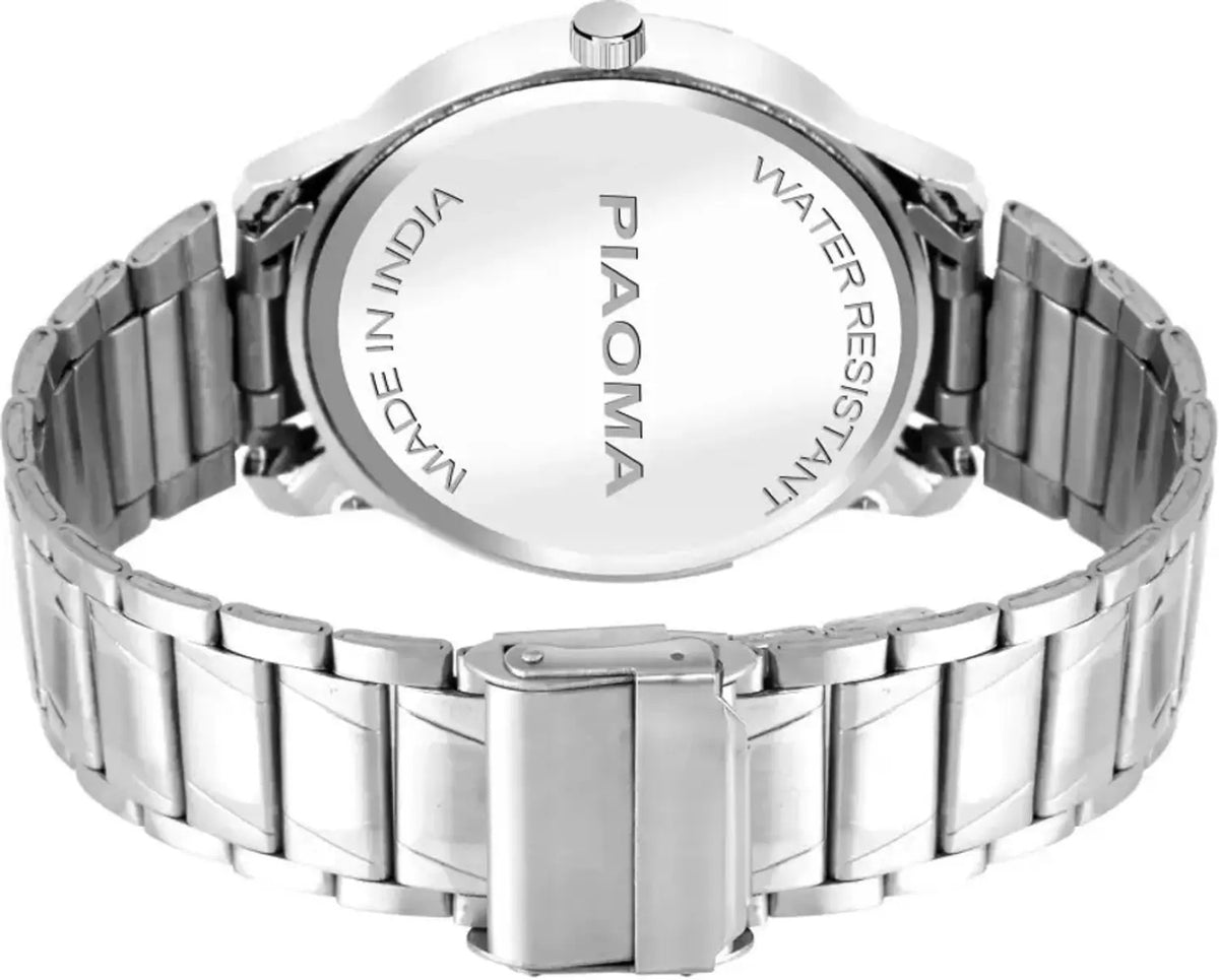 Piaoma King Print Bracelet Watch with Day & Date