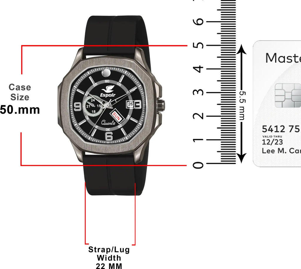 Espoir Magnetic Strap Watch Day And Date Functioning High Quality Magnetic Strap Watch Day And Date Functioning High Quality Analog Watch  - For Men