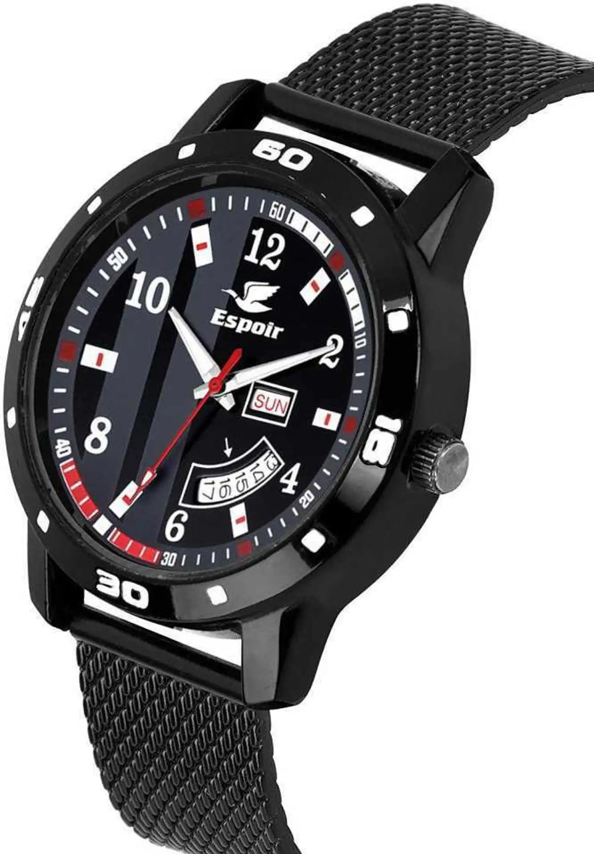 Espoir PUL0507 King Combo Printed Bracelet Day And Date Functioning High Quality Analog Watch  - For Men