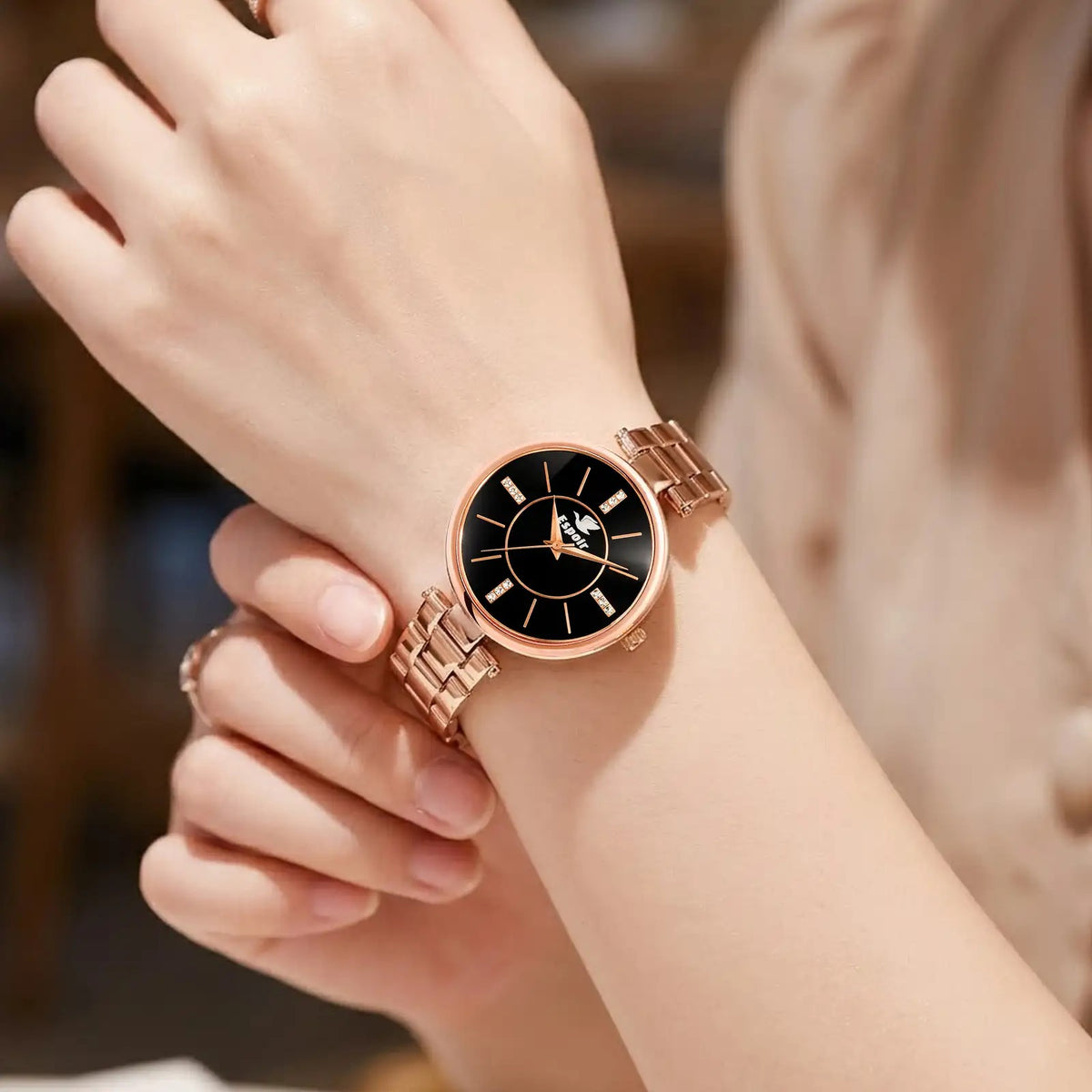 Espoir NA Combo Silky Rose gold Kashmiri Women Analog Watch  - For Women
