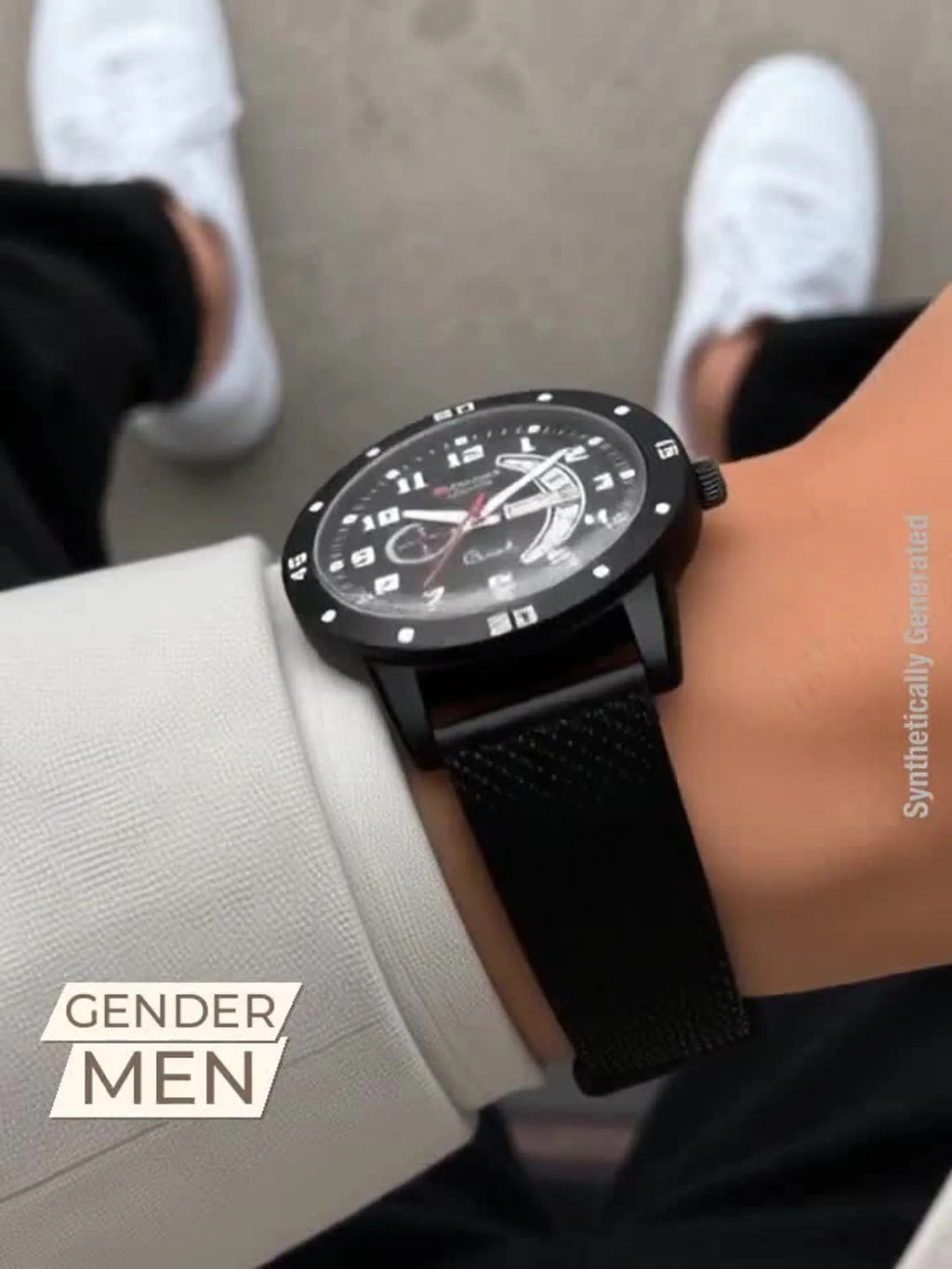 Piaoma NA Day And Date Functioning High Quality Combo Of King Printed Bracelet Analog-Digital Watch  - For Men