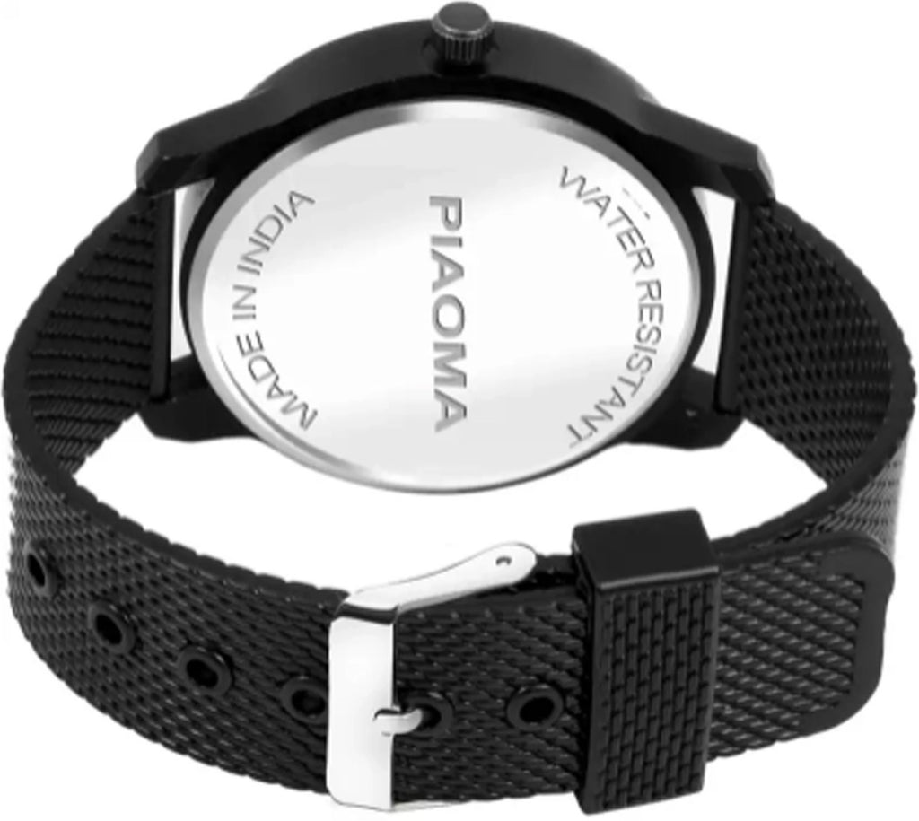 Piaoma NA Day And Date Functioning High Quality Combo Of King Printed Bracelet Analog-Digital Watch  - For Men