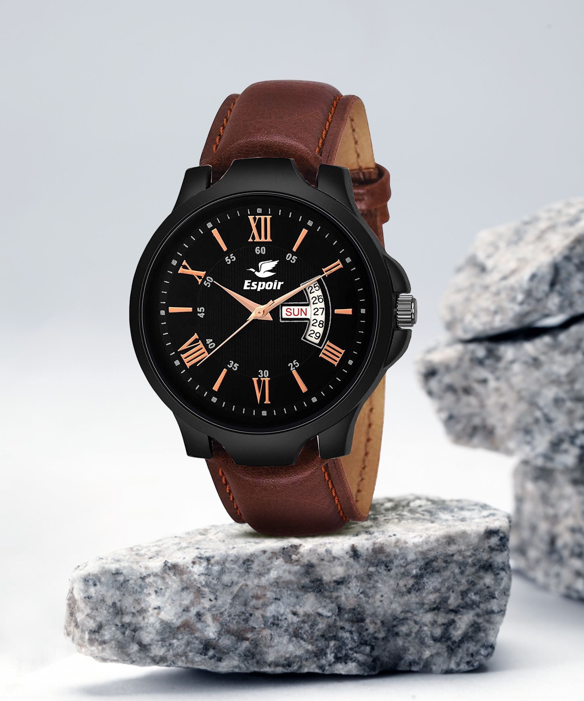 Espoir Stylish and Trending DAY AND DATE FUNCTIONING Analog Watch  - For Men